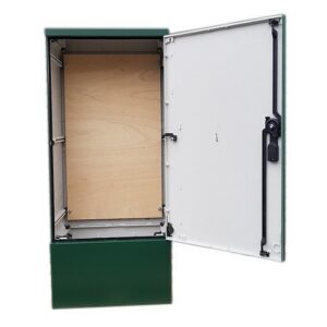 3 Phase Meter Box Green 530x1064x320 mm