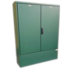 GRP Electric Enclosure, Kiosk, Cabinet, Meter Box, Housing Green 1130x1490x320 mm