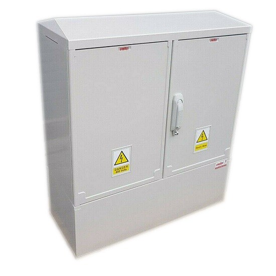 800x910x320 GRP Kiosk cabinet 3 phase meter box