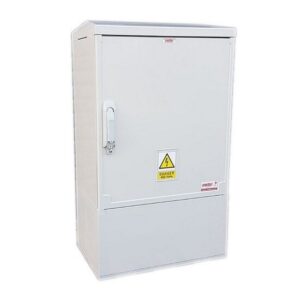 GRP Cabinet Electric Meter Box L.Grey 530x910x245 mm  Free Standing/Surface Mounted
