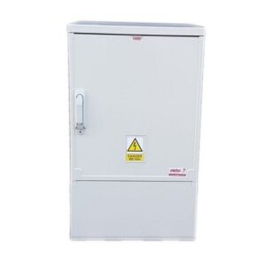GRP Cabinet Electric Meter Box L.Grey 530x910x245 mm  Free Standing/Surface Mounted