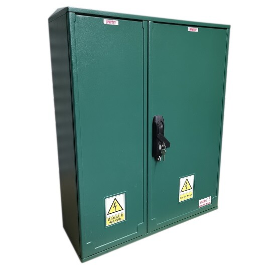 600x800x245 GRP Kiosk cabinet 3 phase meter box