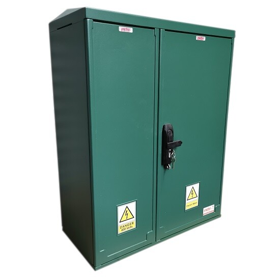 660x800x320 GRP Kiosk cabinet 3 phase meter box