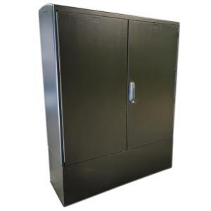 GRP Electric Enclosure, Kiosk, Cabinet, Meter Box, Housing, Black (W1130, H1490, D320)mm